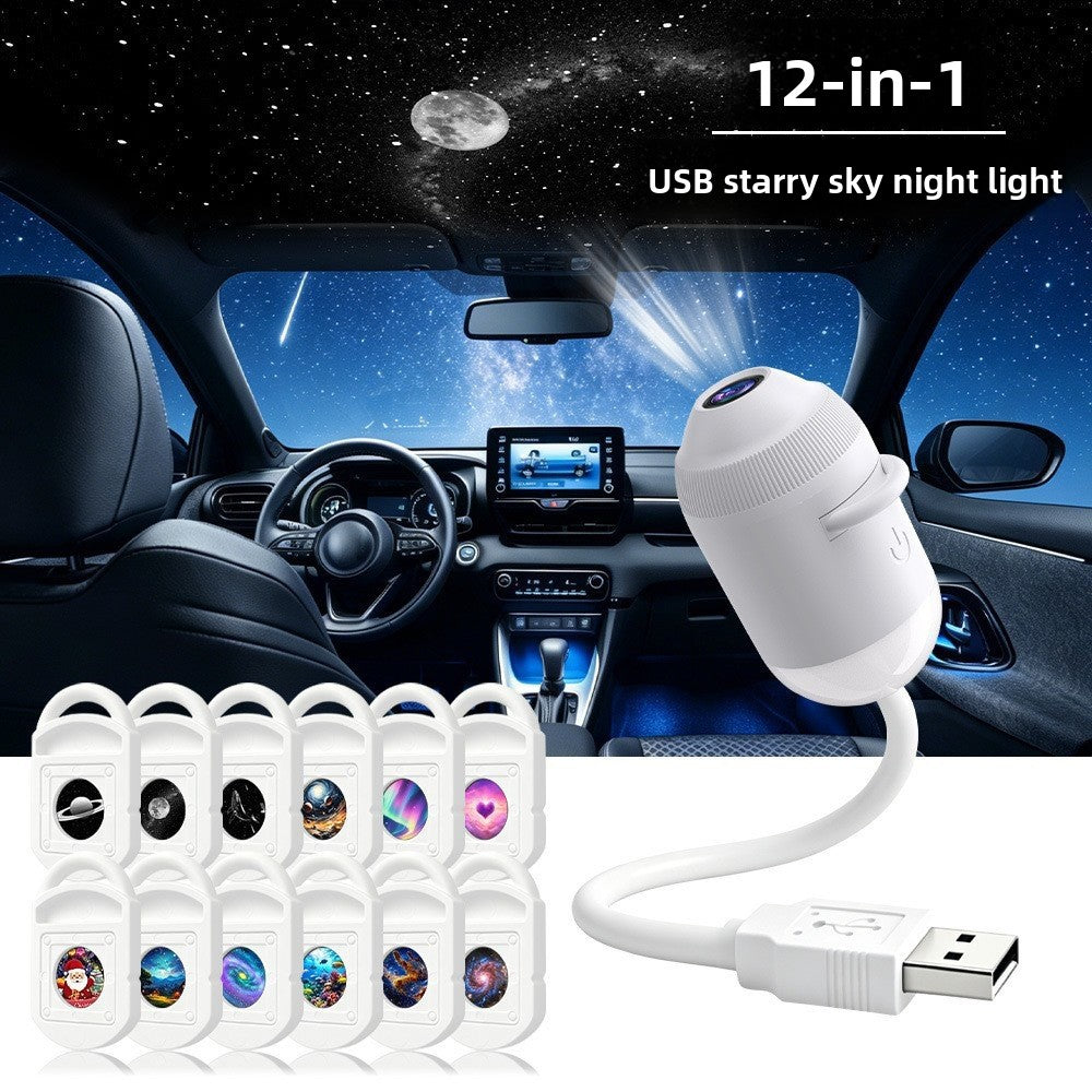 Creative Star Projection Planet Night Light