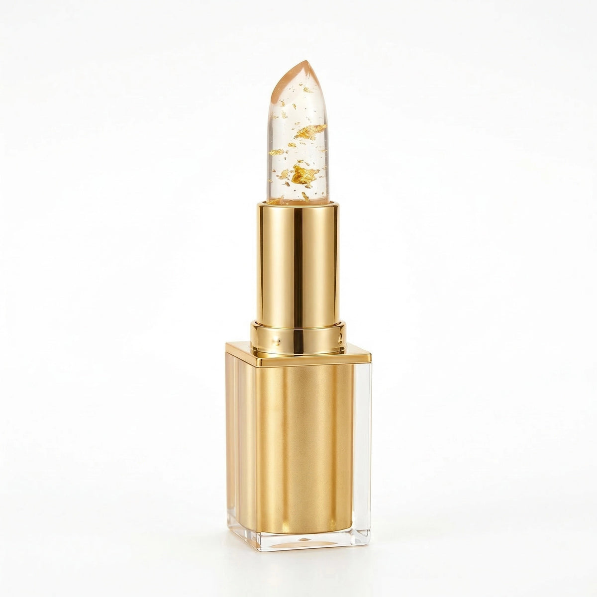 Gold foil thermochromic lipstick