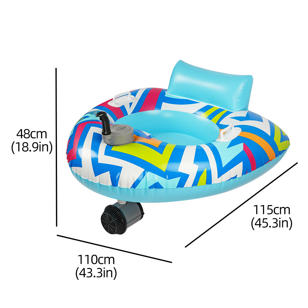 Electric Inflatable Lounge Chair Water Float