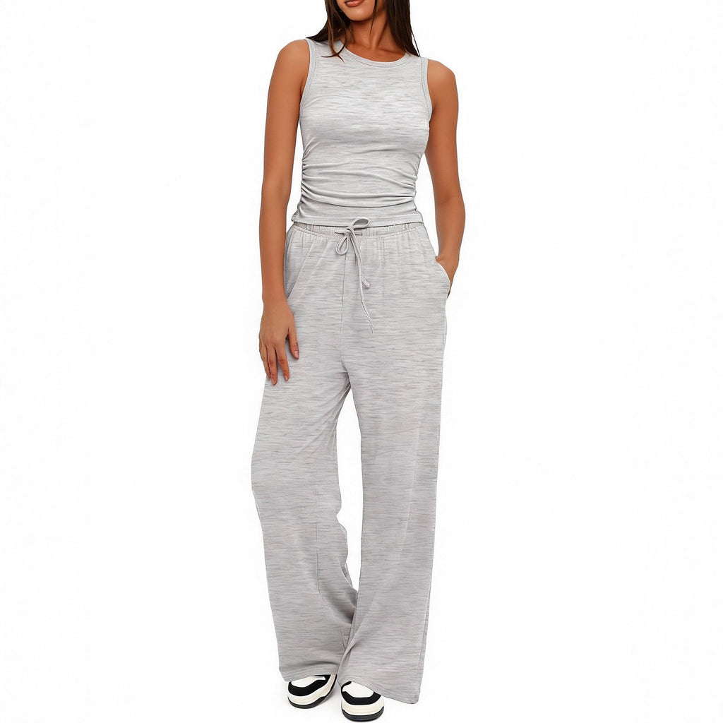 casual wide-leg pants