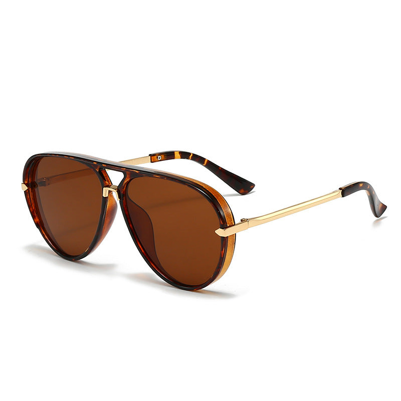 Retro Round Frame UV400 Sunglasses