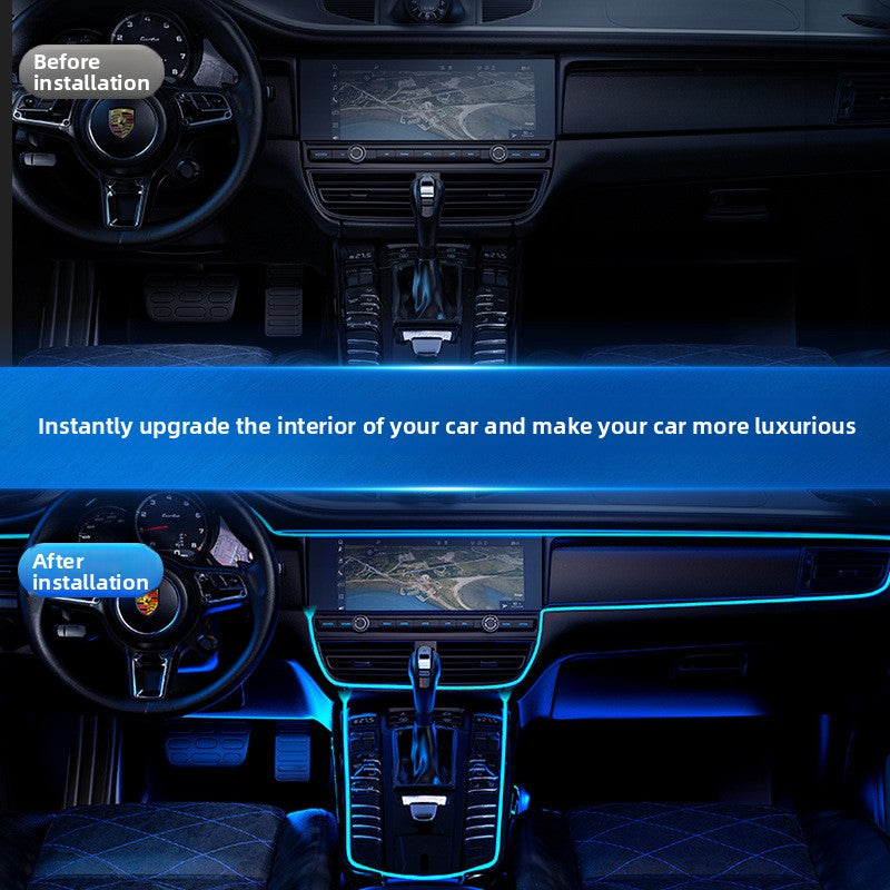 Car Interior LED Atmosphere Light Strips