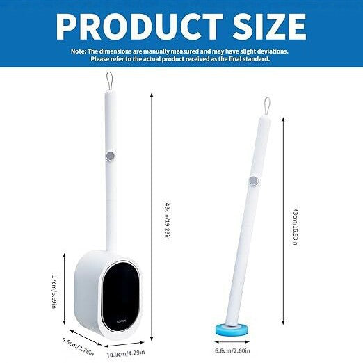 Disposable Toilet Brush with Cleaning Liquid