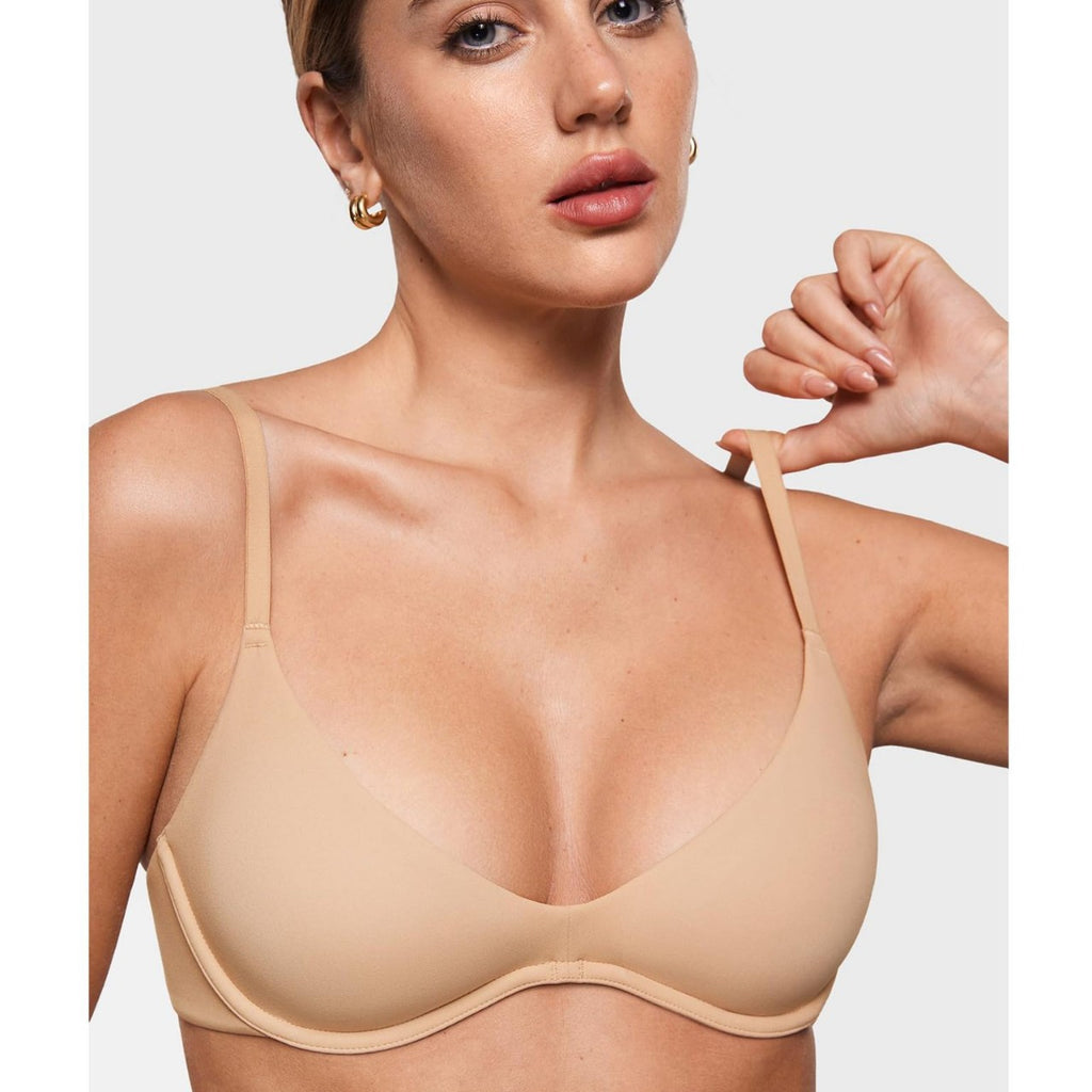 Women Deep V Push Up Underwire Bra Plus Size Lingerie