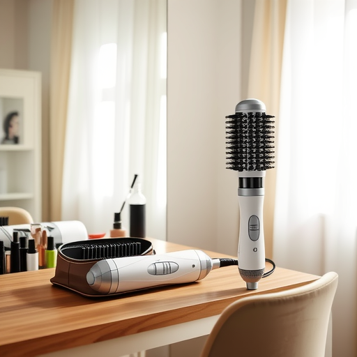 Hair straightening comb, hair dryer