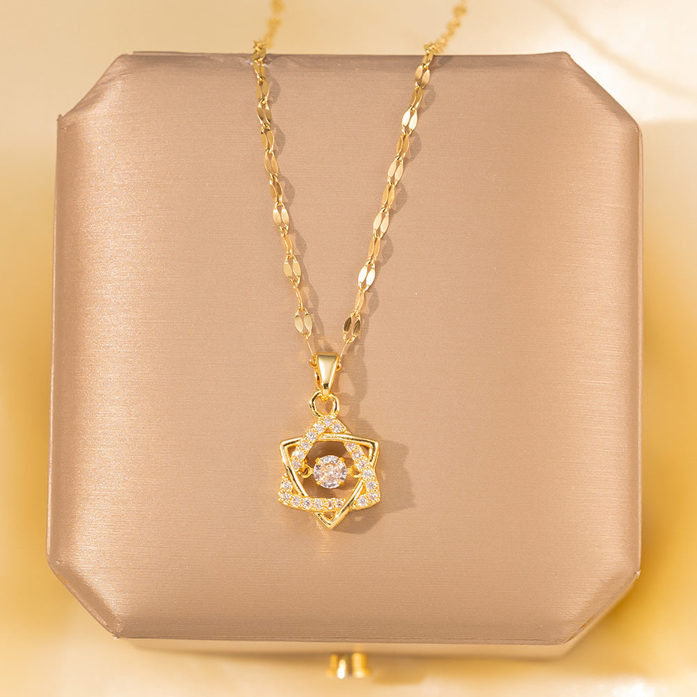 Minimalist Titanium Steel Clavicle Necklace