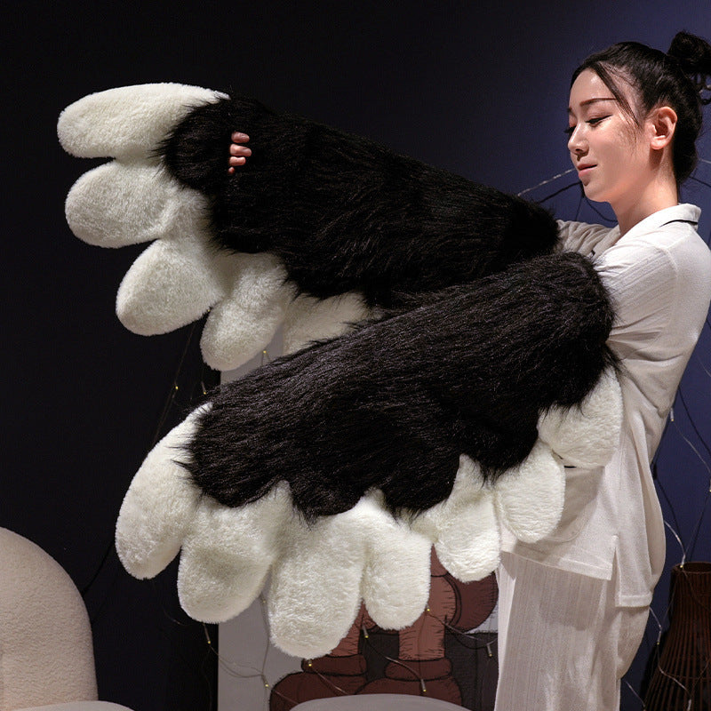 Adult Plush Animal Costume Gloves Boots Wings