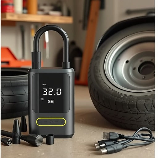 Wireless Portable Digital Display Car Air Pump