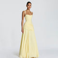 Elegant Solid Color Sleeveless Long Dress