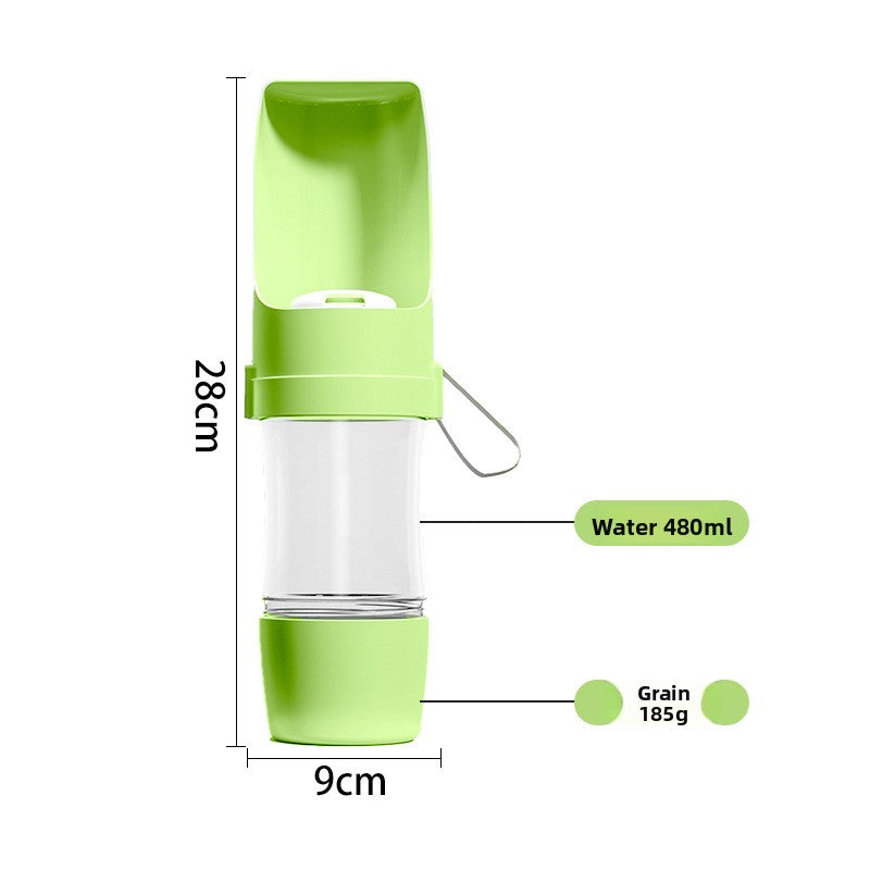 Portable Pet Water Feeder Outdoor Water Bottle for Dogs Cats