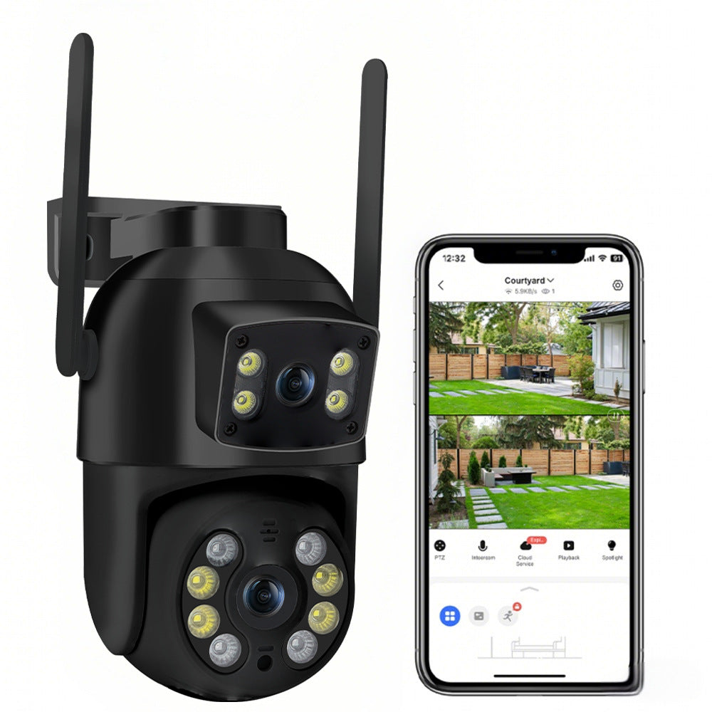 Wifi Security Camera 360 Panoramic View Waterproof