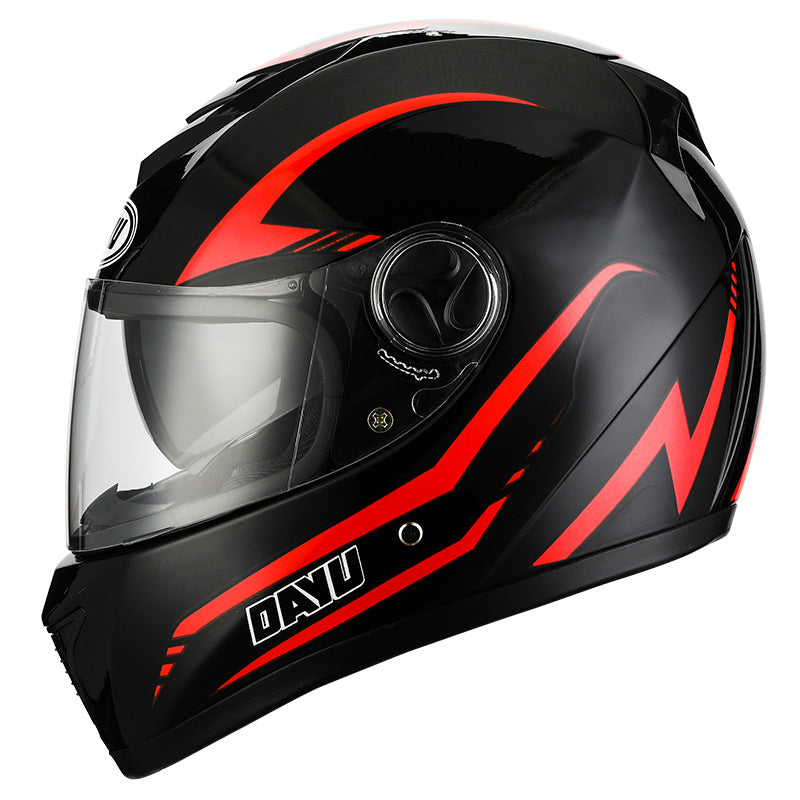 Dual Mirror Full Face Motorcycle Helmet