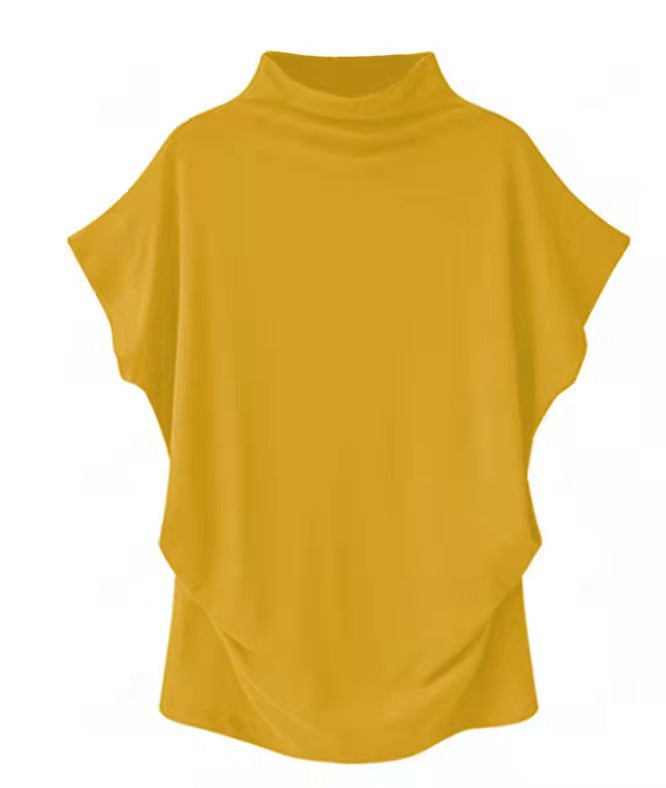 large size women's high collar top