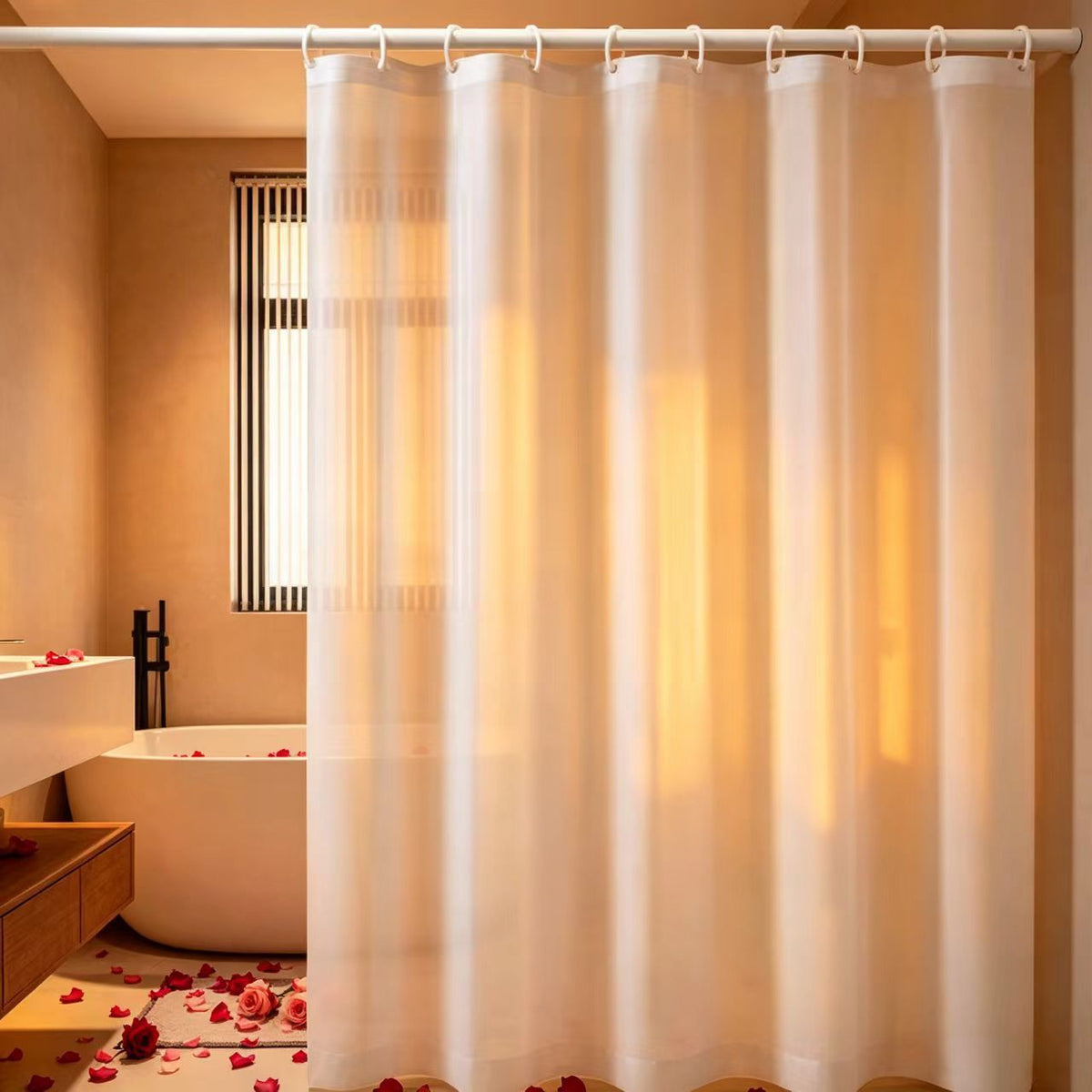 PEVA Shower Curtain Waterproof Bathroom Partition