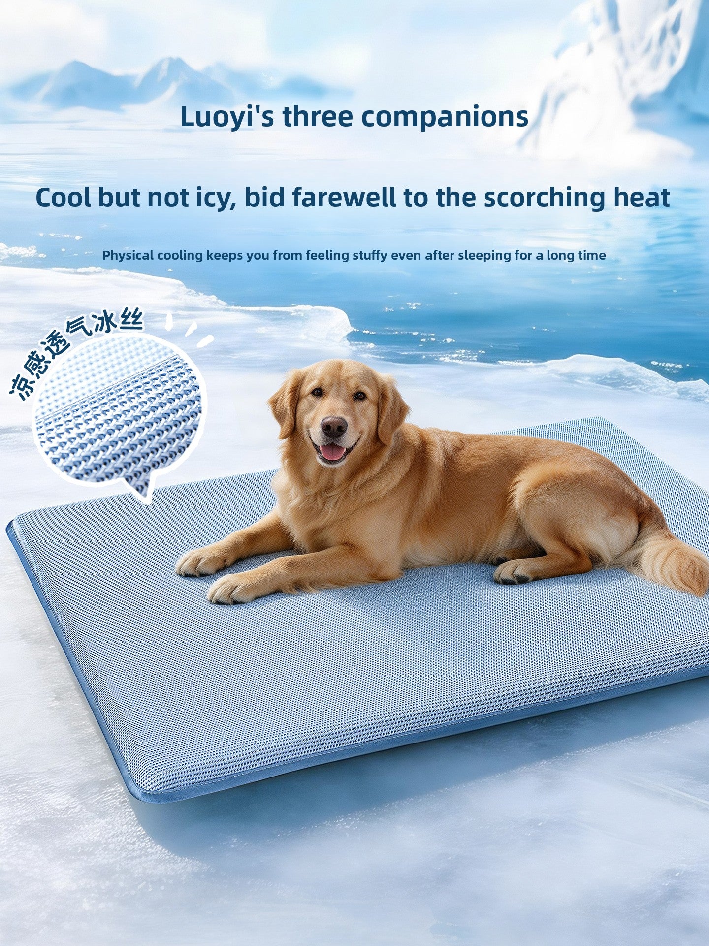 Dog Cooling Mat Summer Pet Bed Pad