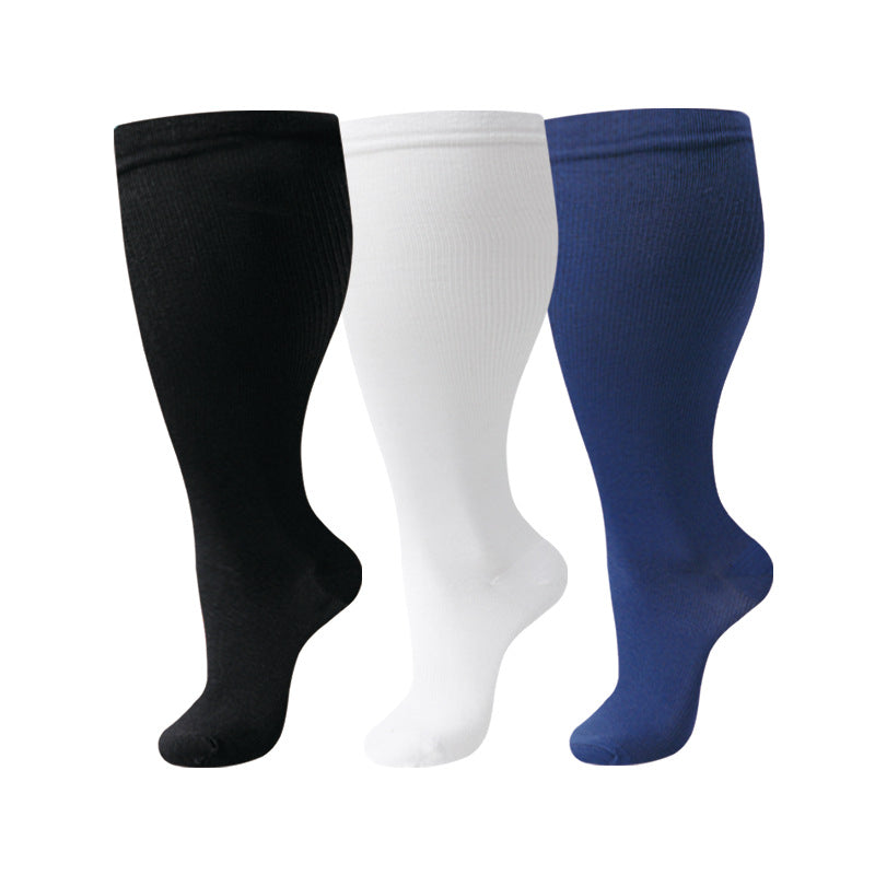 Thickened and oversized compression stockings