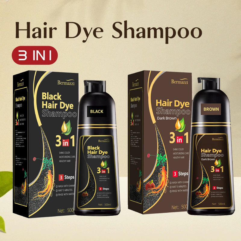 Plant-Based Hair Dye Cream for Gray Coverage
