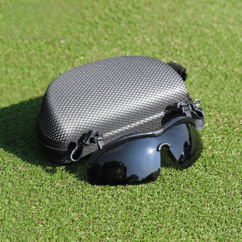 Reversible Clip-On Polarized Golf Sunglasses