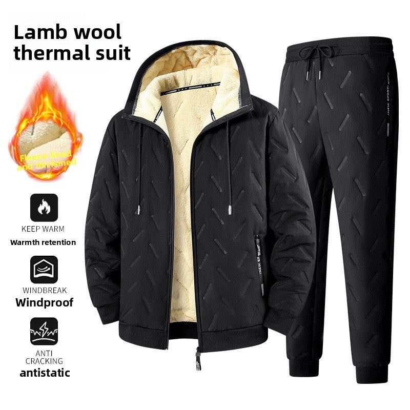 Men's cotton-padded suit