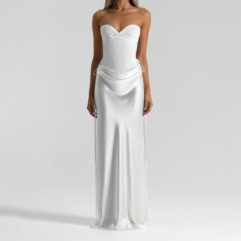 Sleeveless Off-Shoulder Bodycon Dress