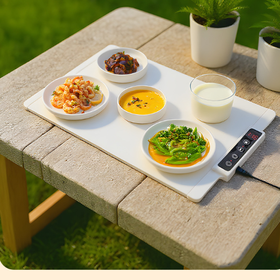 Flexible Silicone Heated Warming Placemat
