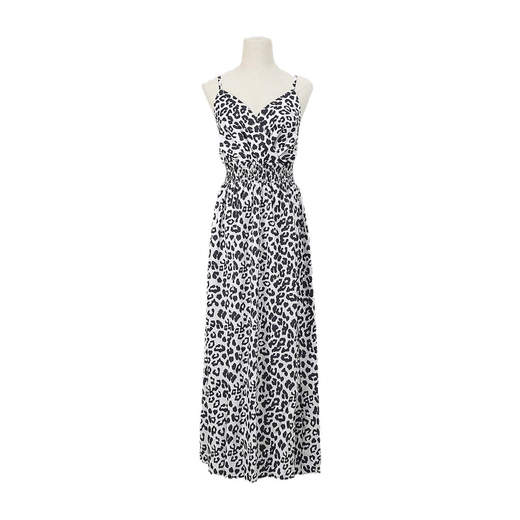 Women's Leopard-Print Slip Dress