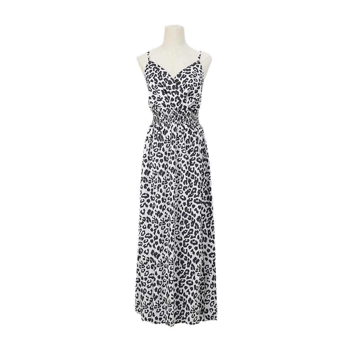 Women's Leopard-Print Slip Dress