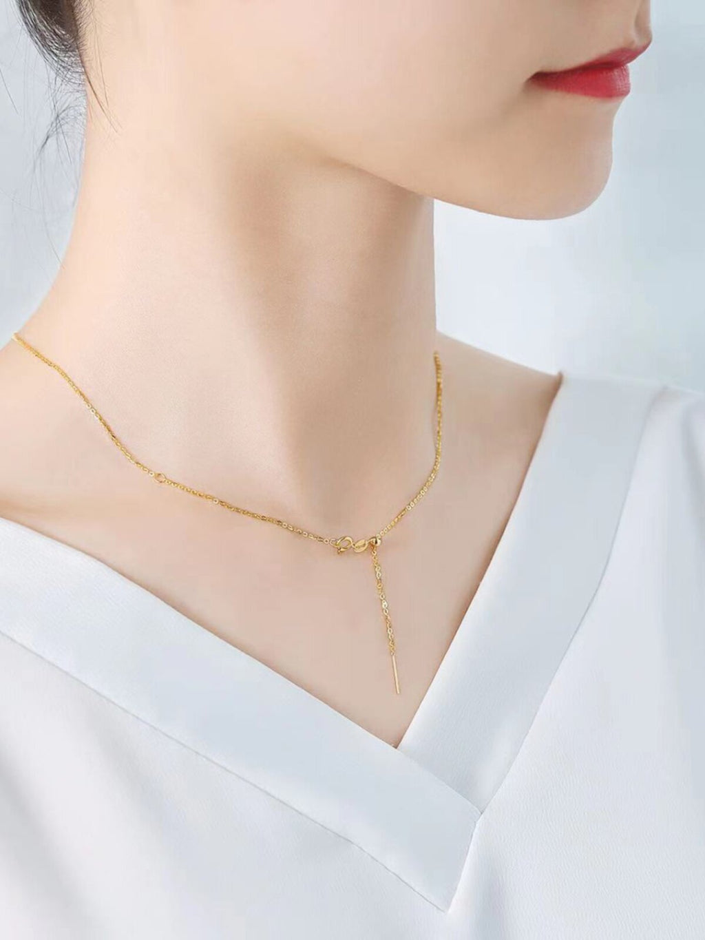 Adjustable 18K Gold Necklace Chain