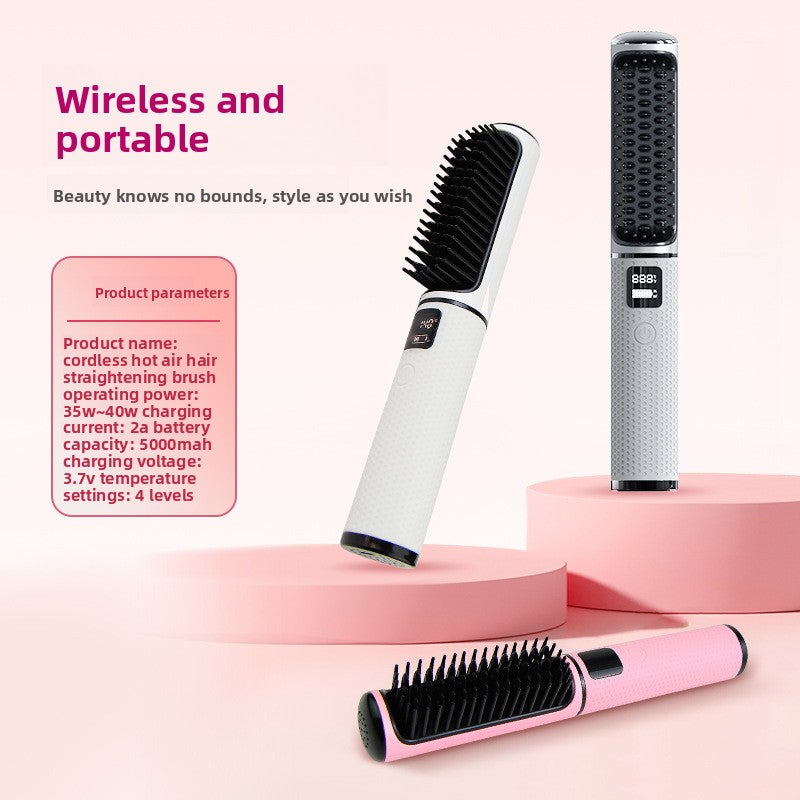 Wireless Rechargeable Hair Straightener and Curling Iron