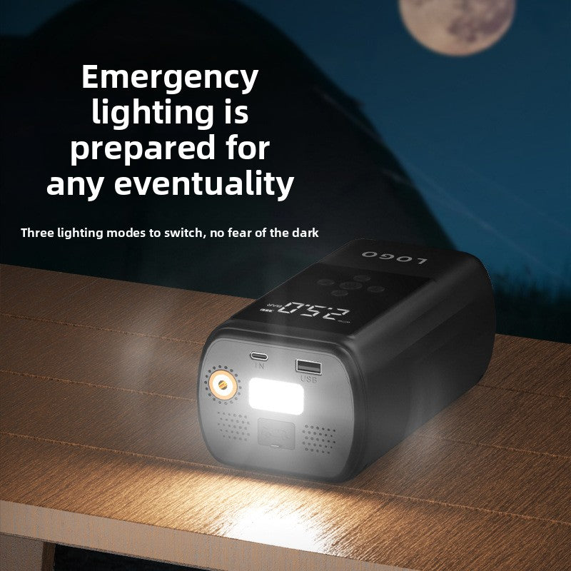 12V Car Emergency Jump Starter Power Bank with Air Compressor