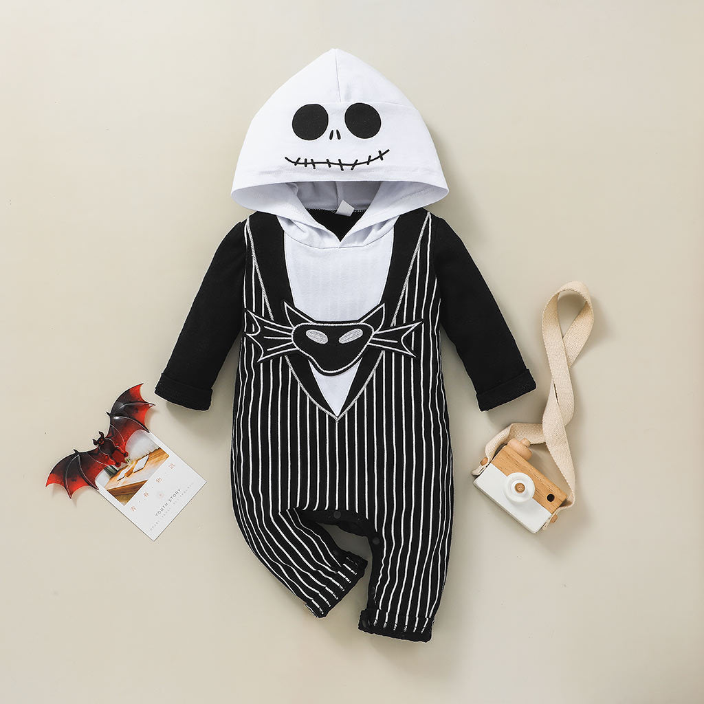 Baby Skeleton Hooded Jumpsuit