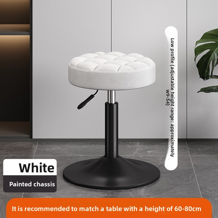 Adjustable Height Swivel Bar Stool with Backrest