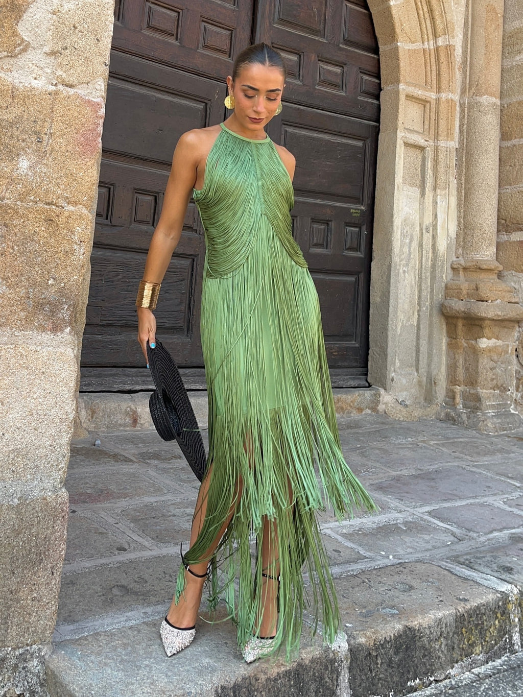 Elegant Halter Neck Long Dress