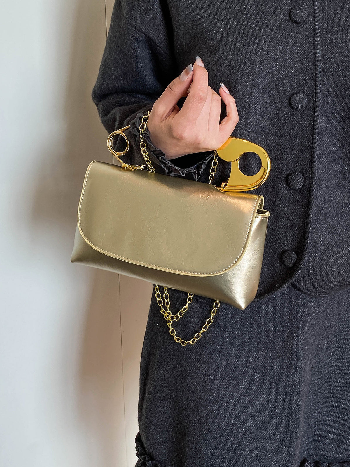 New Korean Style Versatile Chain Bag High-End Shoulder Crossbody Bag