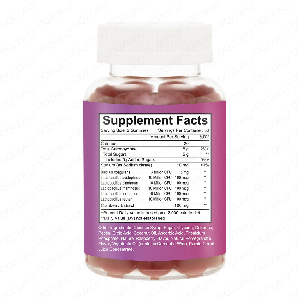 Women's Probiotic Gummies Dietary Supplement