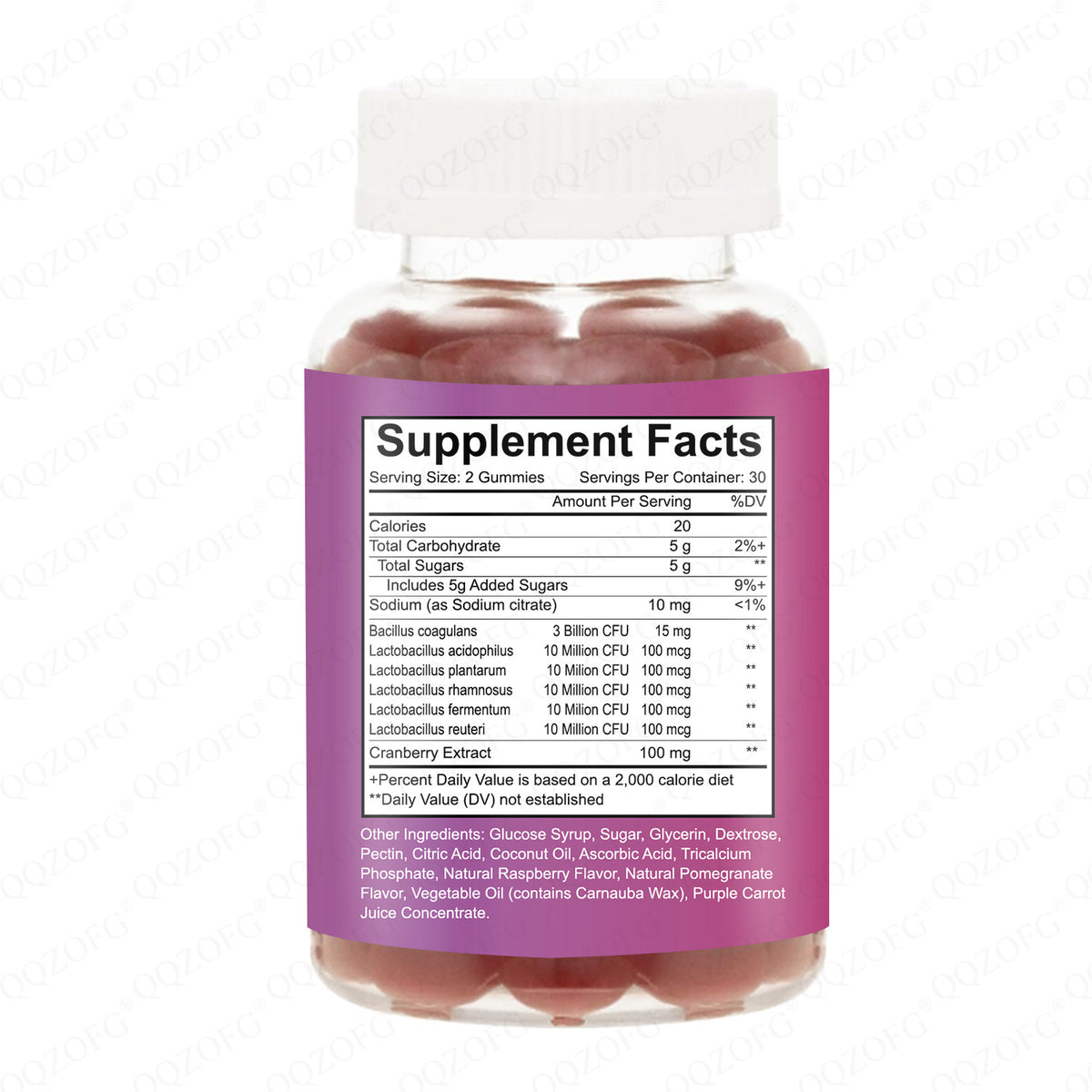 Women's Probiotic Gummies Dietary Supplement