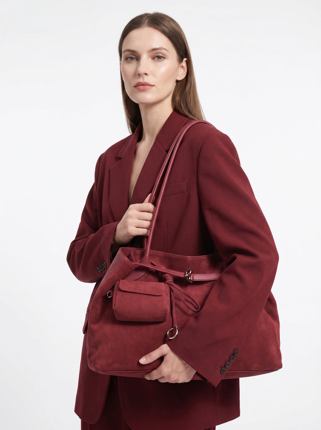Genuine Leather Tote Shoulder Bag