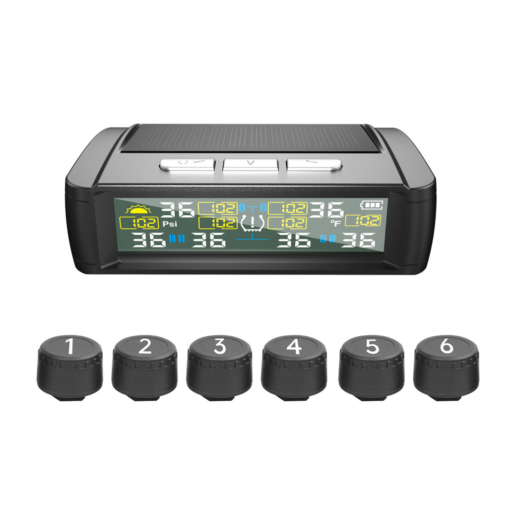 Electronic vehicle-mounted electrical appliances - tire pressure and temperature