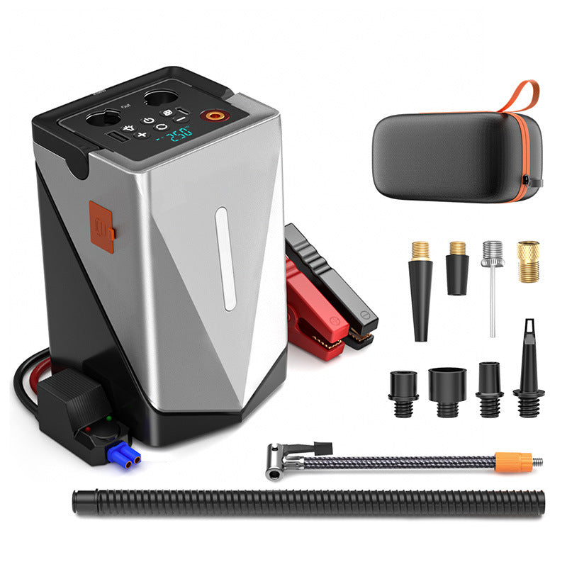 Car Jump Starter with Air Compressor and Power Bank