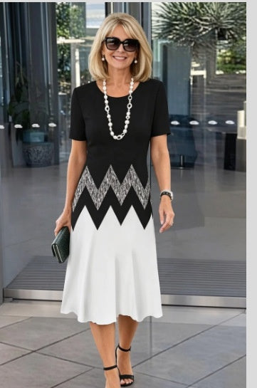 Women 3D Digital Printed Floral Dress