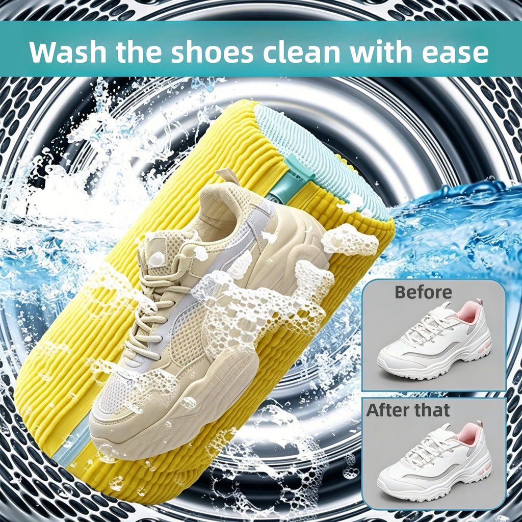 Chenille Shoe Washing Bag for Machine Wash
