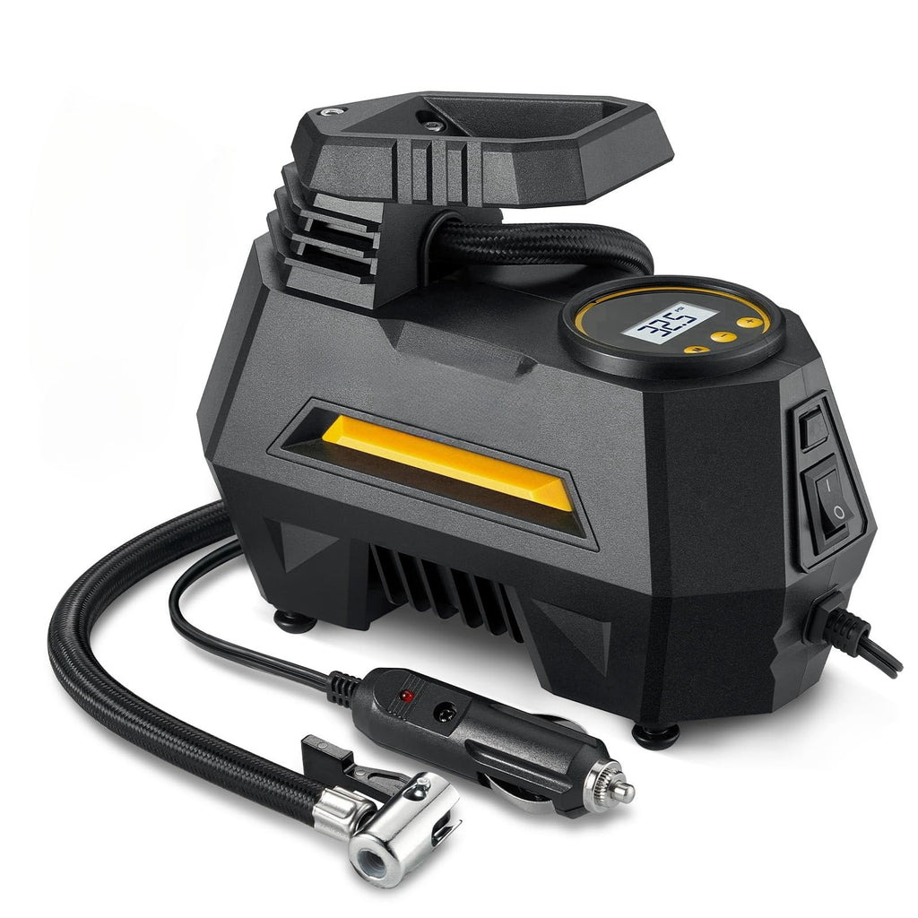 Portable Car Tire Inflator Pump with Digital Display