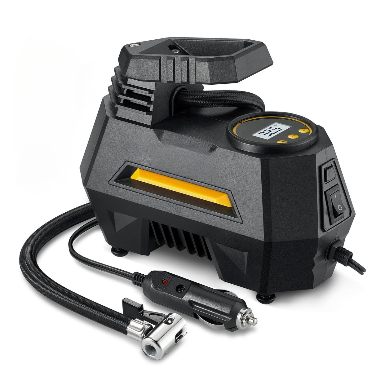 Portable Car Tire Inflator Pump with Digital Display