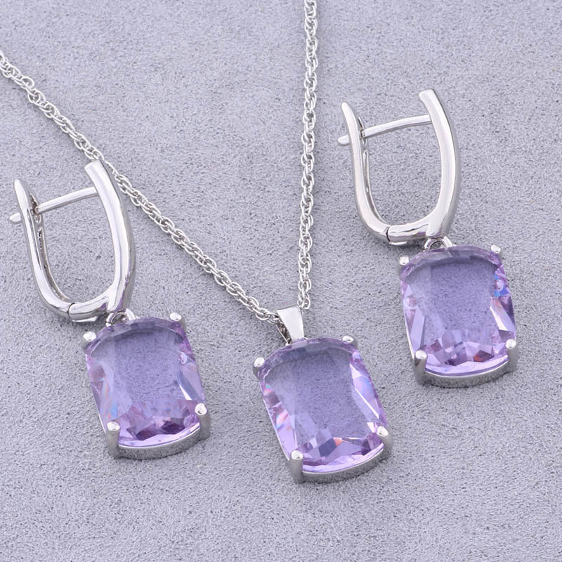 Minimalist Geometric Earrings and Necklace Set