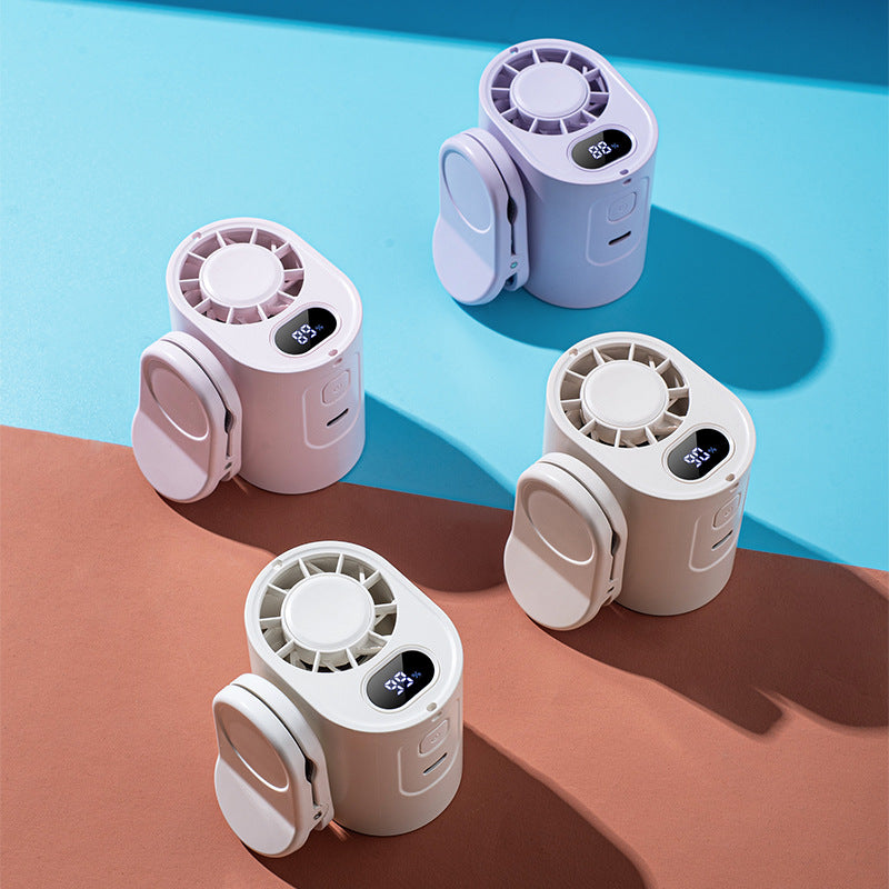 Portable Clip Fan USB Rechargeable Multiple Speeds