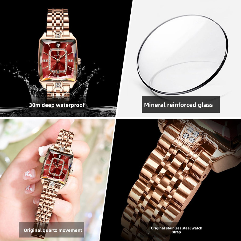 Women's Square Quartz Watch