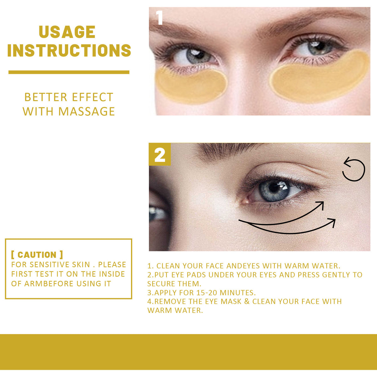 Golden Eye Mask