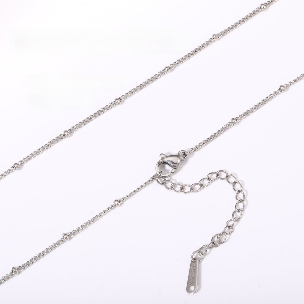 Versatile Braided Chain and Blade Necklace