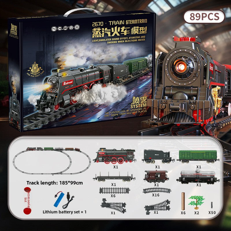 Christmas electric remote control train toy