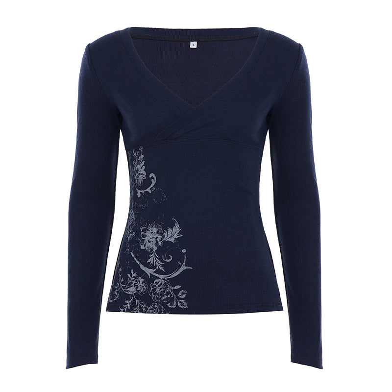 V-Neck Slim Top